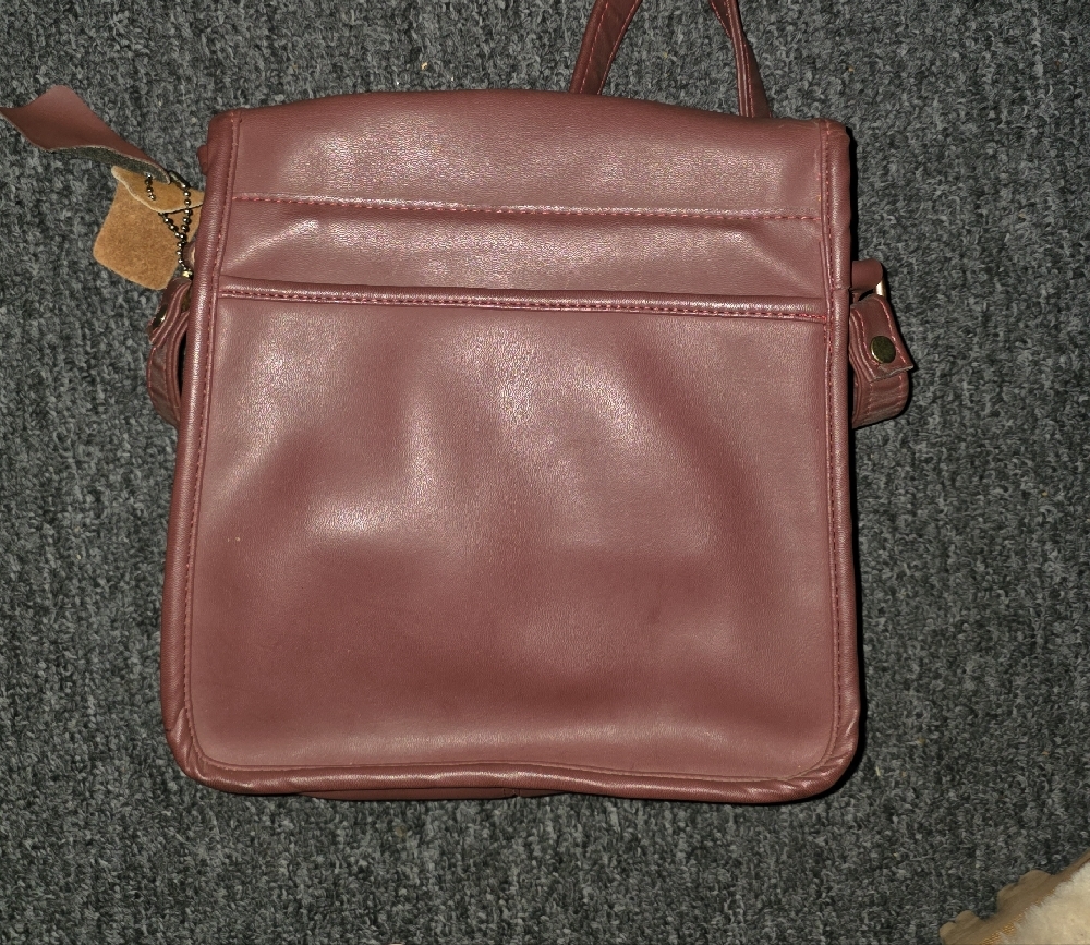 Source Unknown Maroon Crossbody Bag - image 8